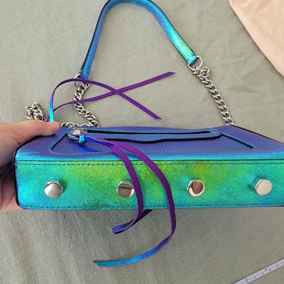 Rebecca Minkoff holographic/iridescent Avery purse - Picture 3 of 12